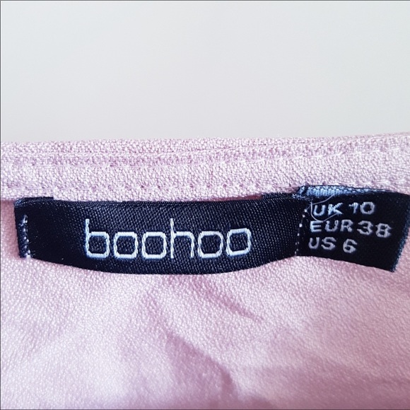 Boohoo | Ruffled short sleeves straight dress - Picture 10 of 11